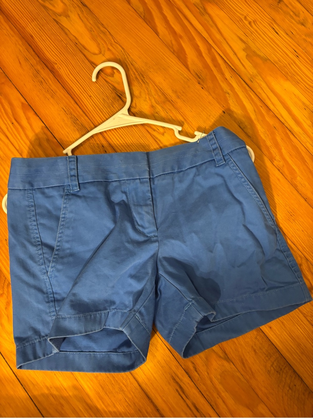 J. Crew Women's Blue Cotton Chino Shorts